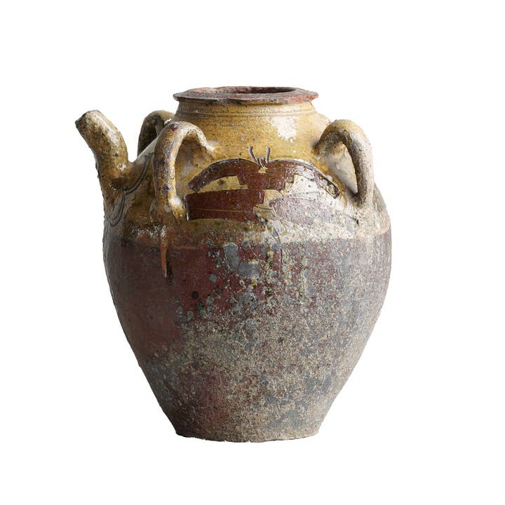 Blue Ocean Traders - Wholesale Decorative Jar - Makou Jar with Handles