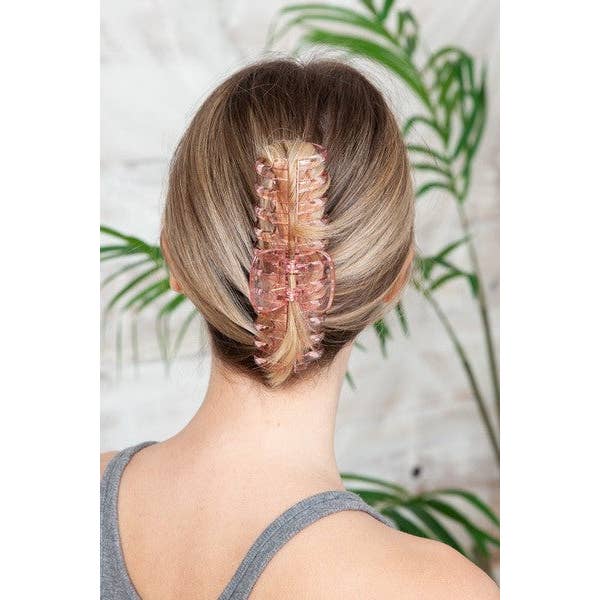 JOSSLYN by wall to wall - Wholesale Hair Clip - Women's - EXTRA LARGE CURVED HAIR CLAW CLIPS | 40H462
