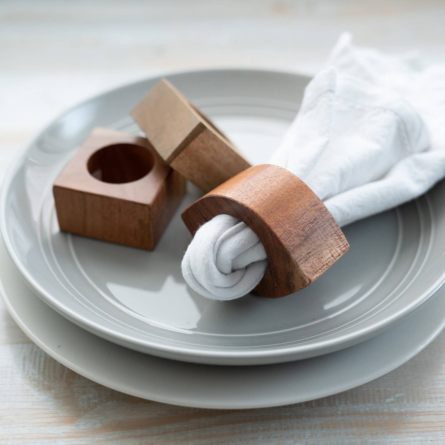 India Handicrafts Inc - Wholesale Napkin Ring - Wooden Boat Napkin Ring3