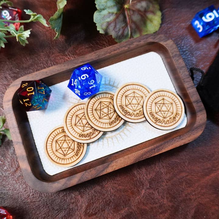 Minva Tabletop Design Co - Wholesale Dice - D&D Inspiration Tokens