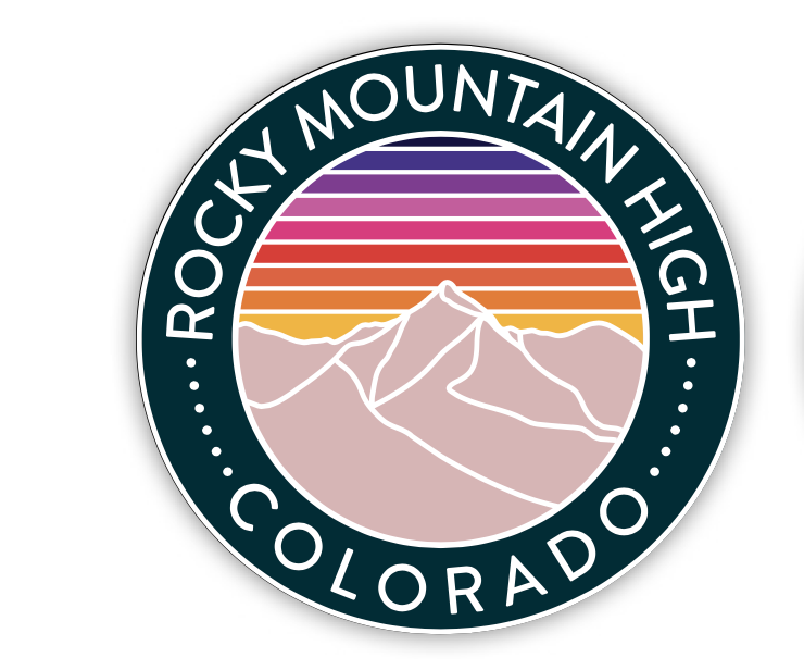 Snow Business USA - Wholesale Sticker - Rocky Mountain High Sticker0