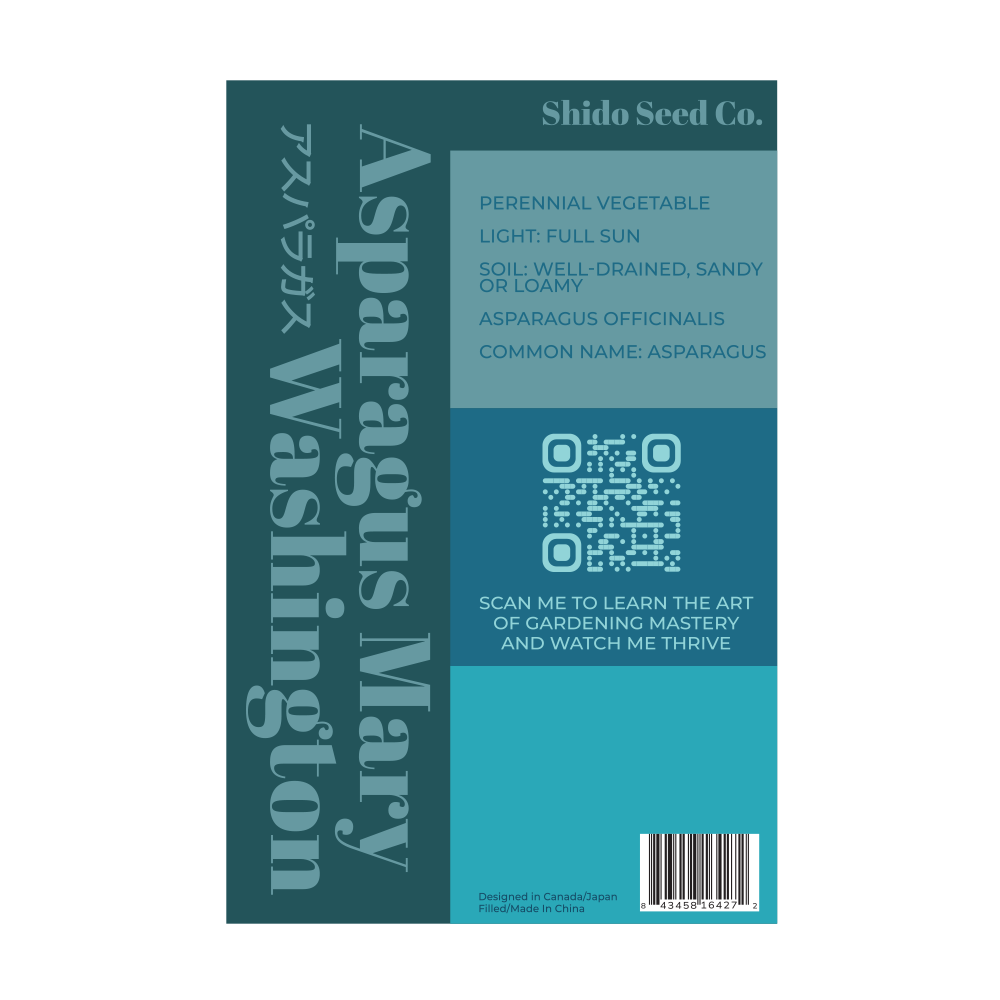 Chive Canada - Wholesale Plant Seeds - 2026 Asparagus Mary Washington Vegetable Seeds Packet1