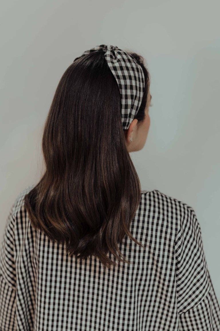 Nuevemi - Wholesale Fashion Headband - Women's - Vichy Turban Headband3