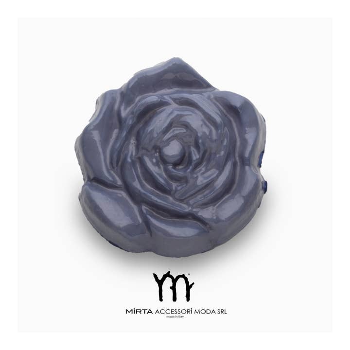 Mirta Accessori Moda - Wholesale Brooch - Button Cover Rose1