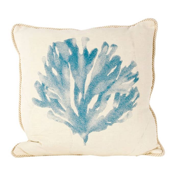 Seetangkissen im Seetang/Blaugrün für den Großhandel von Ox Bow Decor