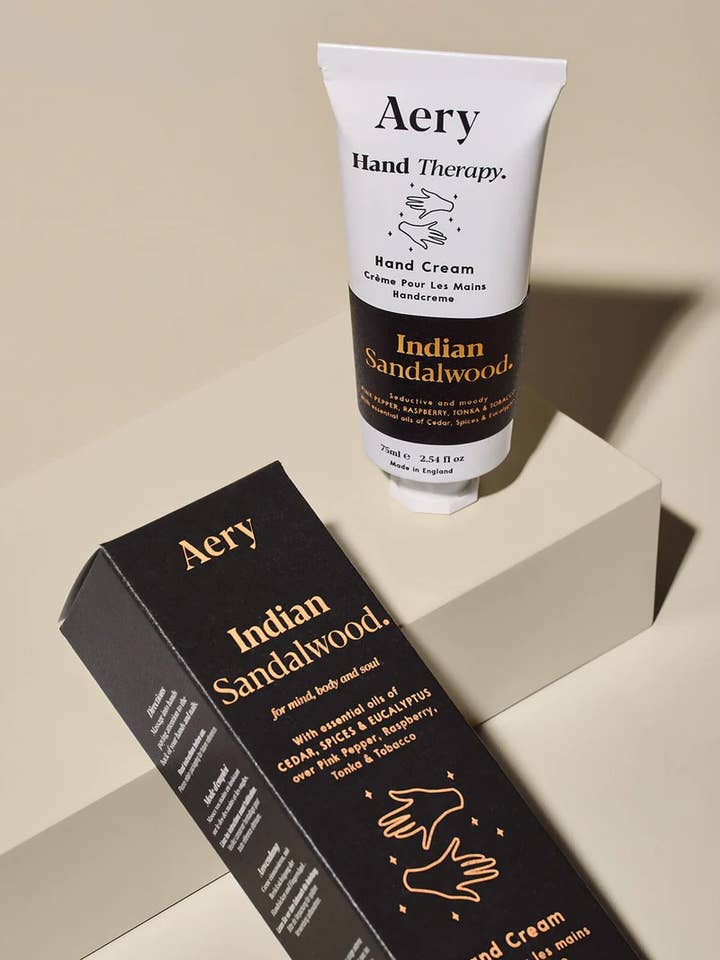 Indian Sandalwood Hand Cream for wholesale by Aery Living