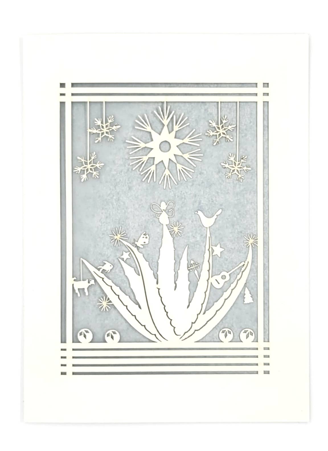 two hermanas - Wholesale Christmas Card - Agave Holiday Card - a fun twist on the Holidays - laser cut8