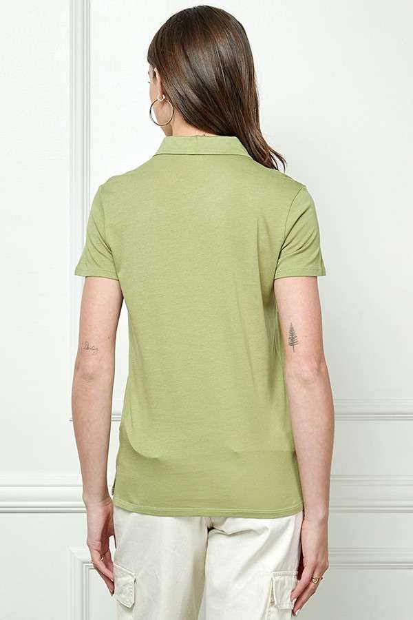 Heart & Hips - Venta al por mayor Polo - Mujer - JT49995 - CAMISETA POLO JERSEY MANGA CORTA4