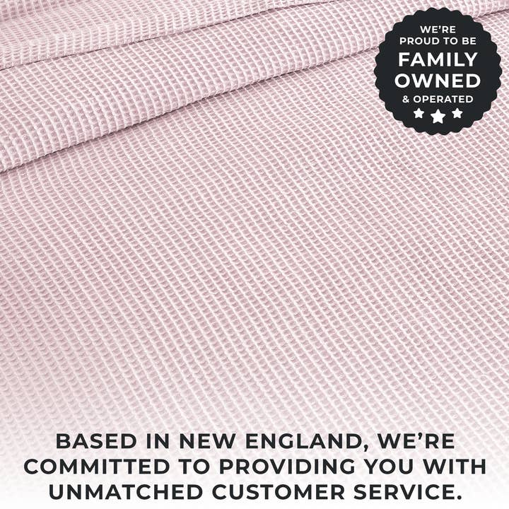 BH Collective - Wholesale Bedding Blanket - 100% Cotton Waffle Weave Blanket - Mikala Collection