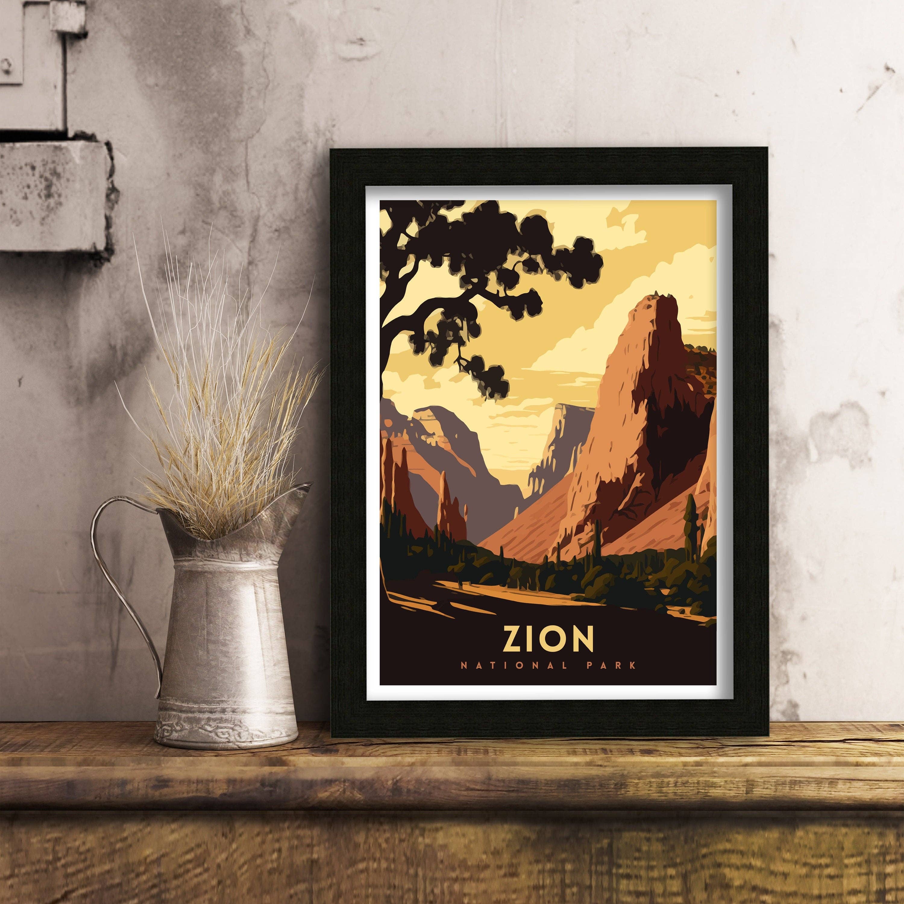 InkNPrintz – wholesale Poster – Zion National Park Art Poster2