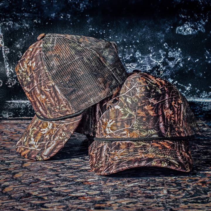 Flying S Company - Wholesale Baseball Cap - Unisex - Realistic Camo Magna Pony™ Mesh Foam Trucker Hat0