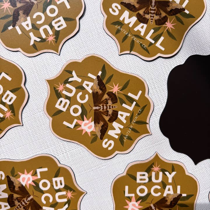 Lantern Print Co. - Wholesale Magnet - MAGNET: Buy Local - 3"