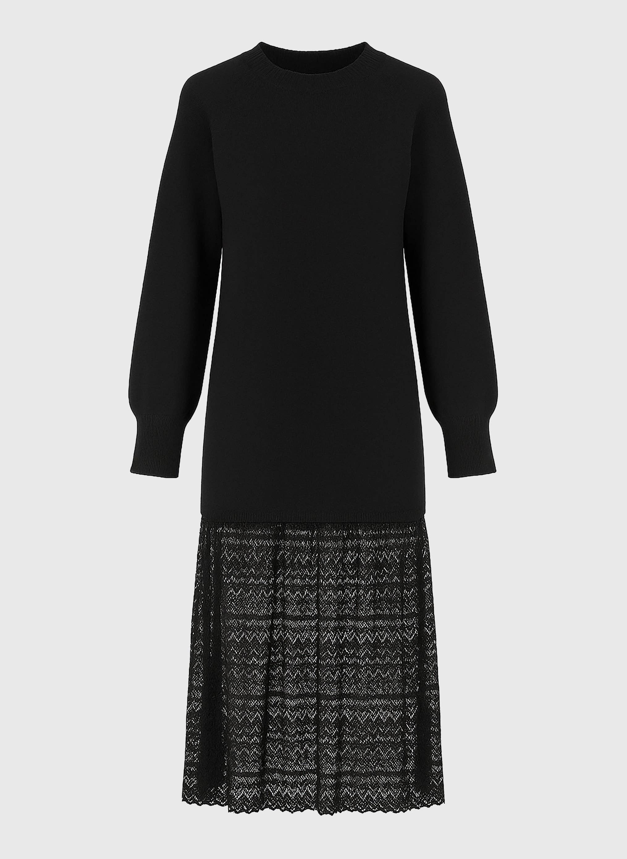 An'ge – Großhandel Kleid – Damen – NAKINI LANGES KLEID schwarz5