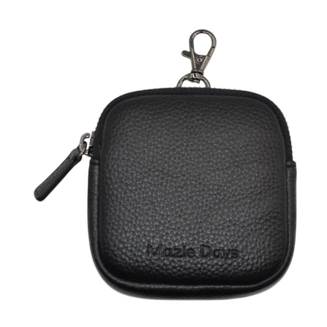 The Good Pup Treat Pouch - Black x Slate Hardware for wholesale by Mazie Days