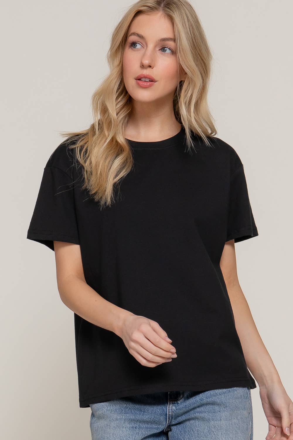 Active Basic | Active USA – wholesale Knit top – Women's – Short Sleeve Round Neck Tee24