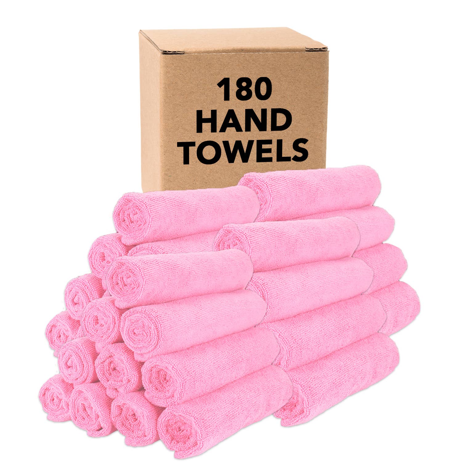 Arkwright Home - Wholesale Hand Towel - Hand Towels CASE of 180 - 16 x 27 Microfiber - Color Options16