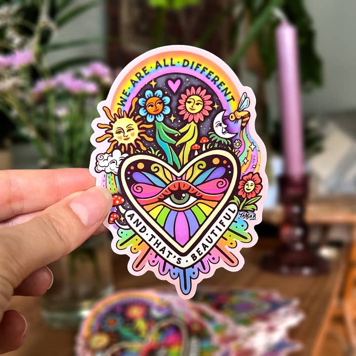 SeeknRevel - Wholesale Sticker - We are all Different - Sticker