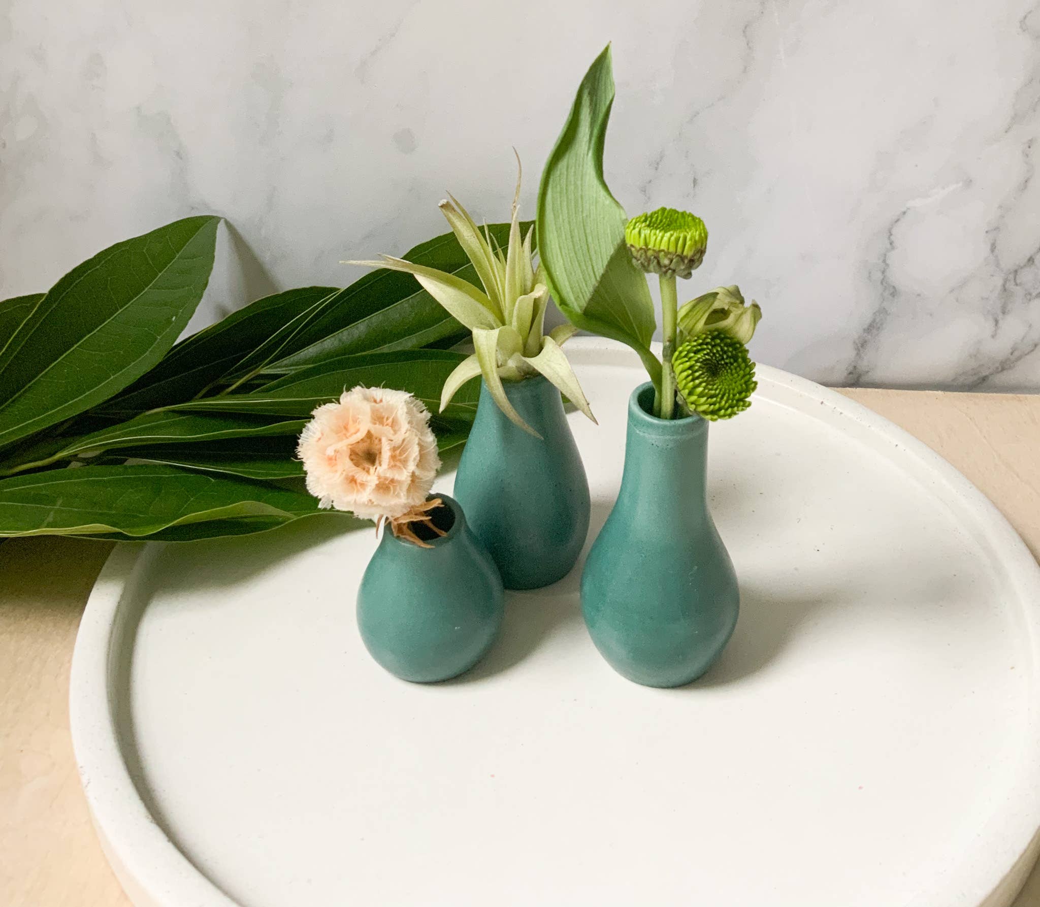 Left Corner Goods - Wholesale Vase - Miniature Concrete Bud Vases | Small Flower Vases2