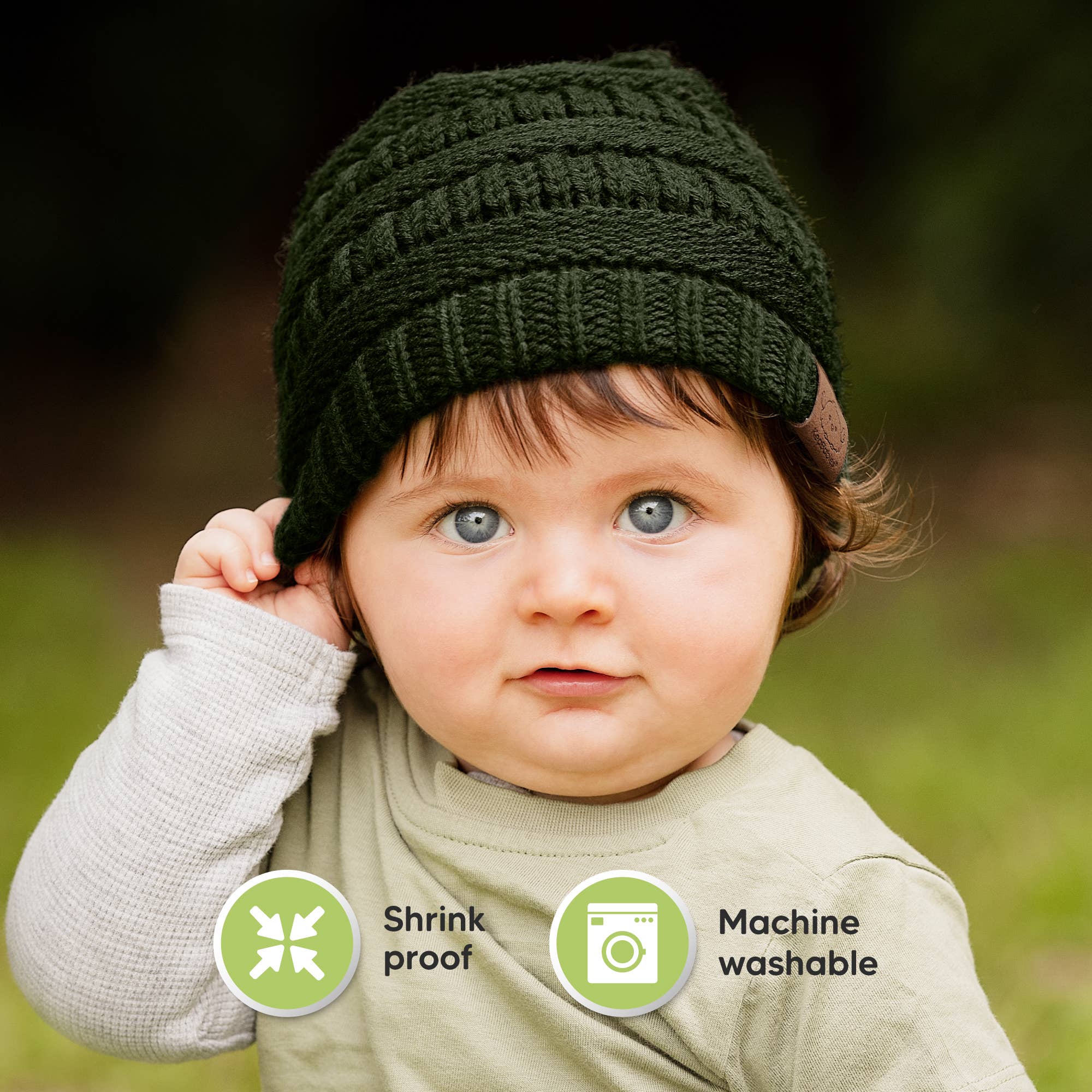 KeaBabies – wholesale Mössa för nyfödda - Baby – KeeBabies 3-Pack Warmzy Beanies (Urban, M)5