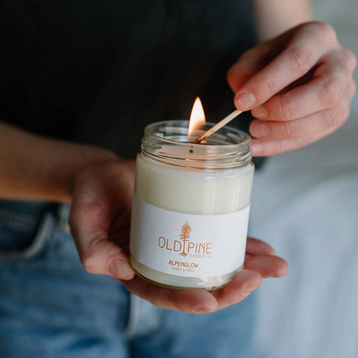 Old Pine Candle Co - Wholesale Jar/Filled Candle - Alpenglow Candle1