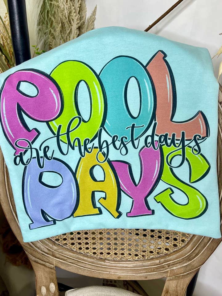 Pool Days (Tultex Sublimation T-Shirt) for wholesale by 1/2 Penny Wholesale