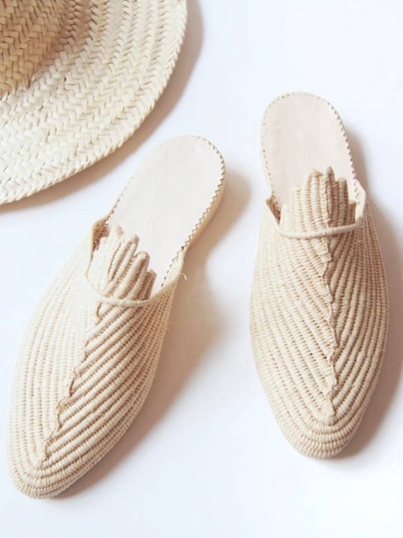 Raffia Sandals Handmade in Morocco, Summer sandals for wholesale by Mikwi