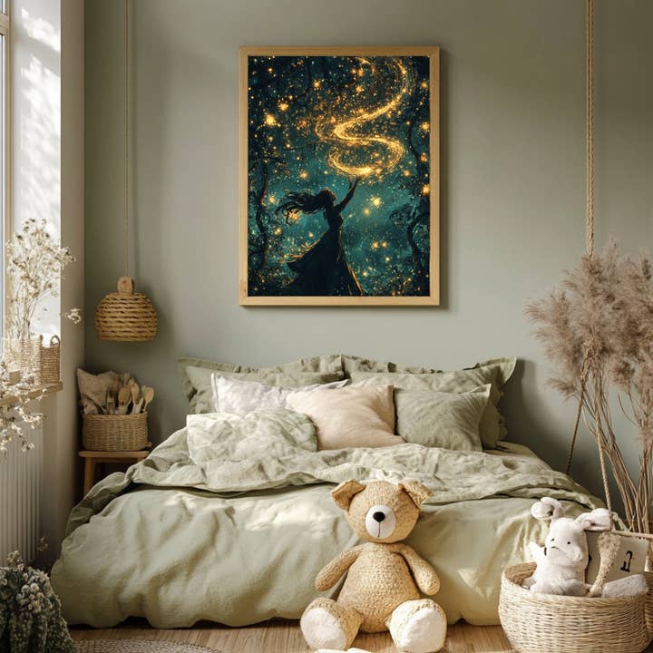 Magie van Starlight Premium Glans Poster voor wholesale door Milady's Mythical Market