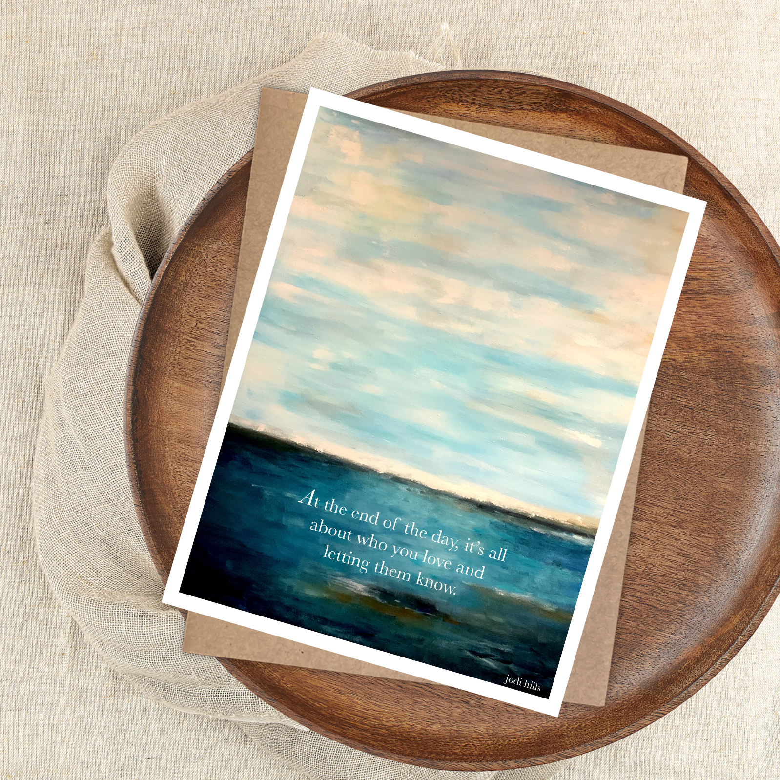 Studio J by Jodi Hills - Wholesale Everyday Greeting Card - end of the day ⎮ France Greeting Card1