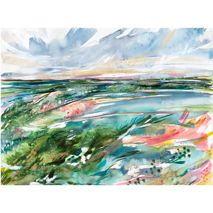 Sunrise Landscape - Fine Art Print for wholesale by Create Joy Project