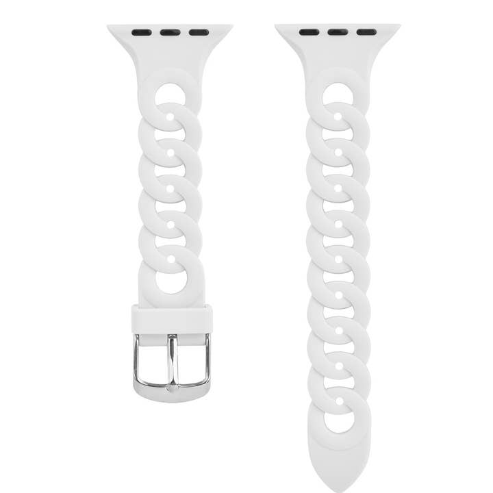 ShopTrendsNow - Wholesale Watch Band/Strap - Women's - Twisted Loop Chain Rope Silicone Apple Watch Band