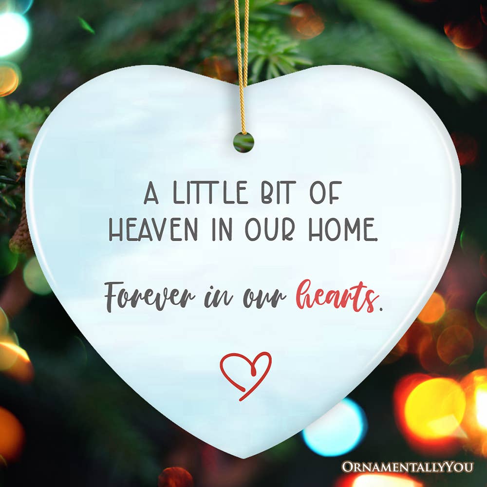 OrnamentallyYou - Wholesale Ornament - Forever in Our Hearts Heaven’s Little Light, Ornament & Gift0