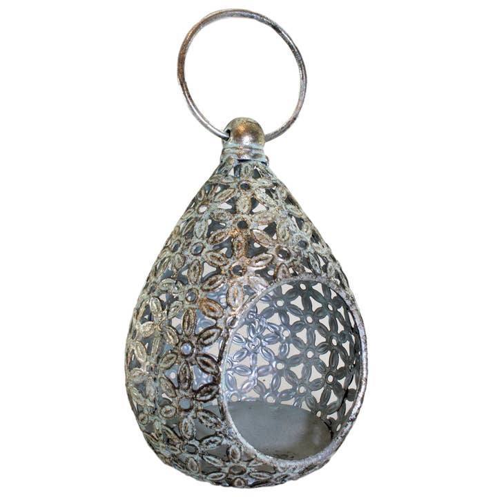 Vitti Flower Metal Lantern - FMA232 for wholesale by World Buyers