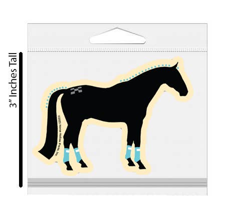 Horse Hollow Press - Wholesale Sticker - 3" Tumbler Horse Sticker / Show Horse Wraps / WATERPROOF1
