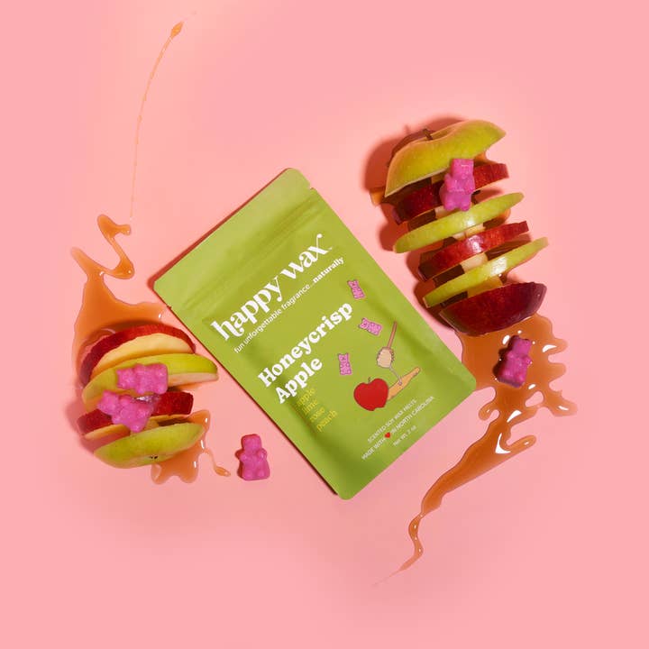 Happy Wax - Wholesale Wax Melt - Honeycrisp Apple Wax Melts - Sample Pouch (2 oz)1