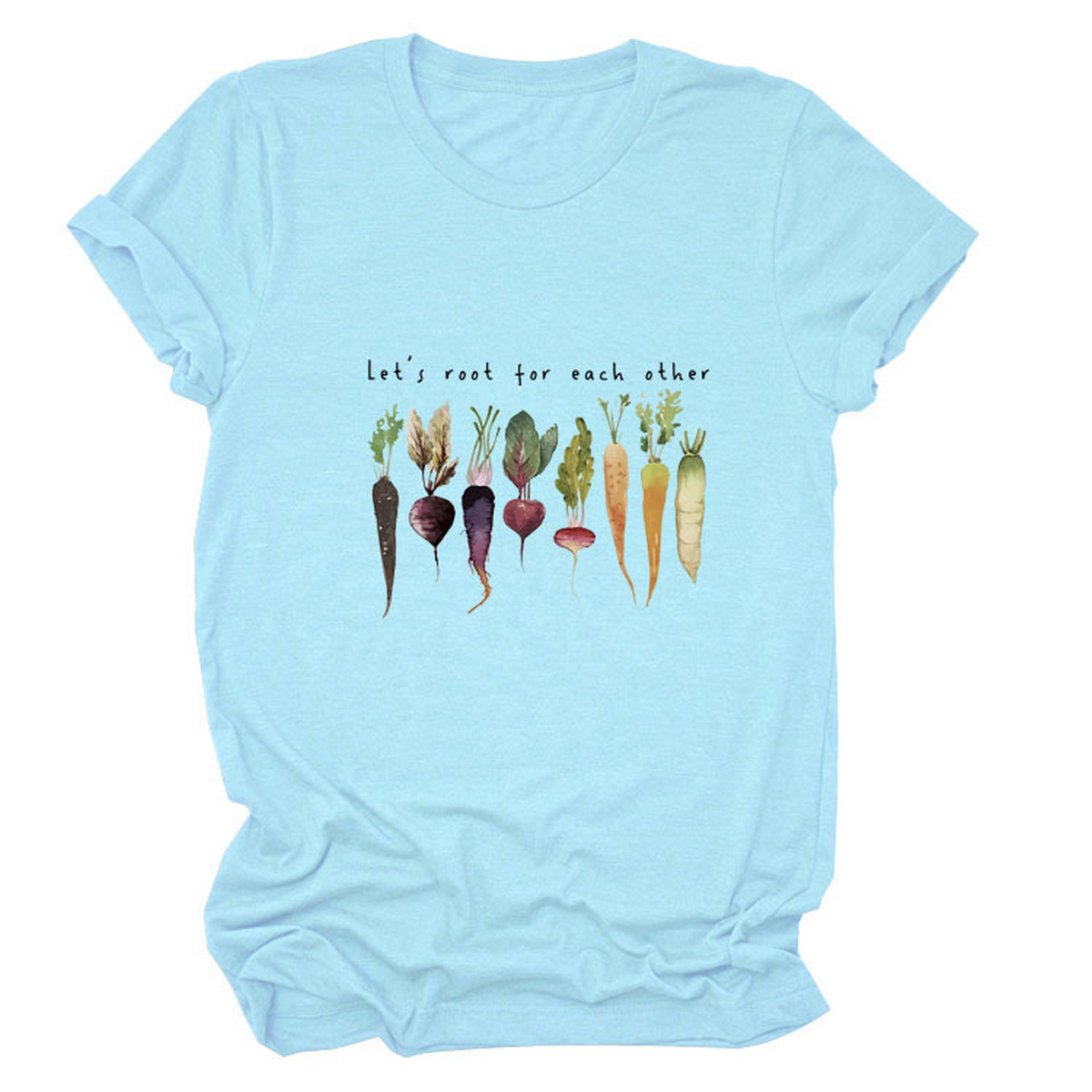 ACCITY - Wholesale Screen Printed T-Shirt - Women's - Women’s Crew Neck Tee with Positive Quote_CWTTS147818