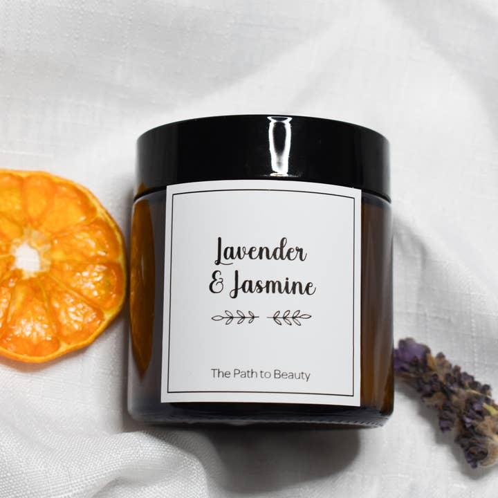 The Path to Beauty – Großhandel Kerze im Glas / gefüllte Kerze – Lavendel & Jasmin
