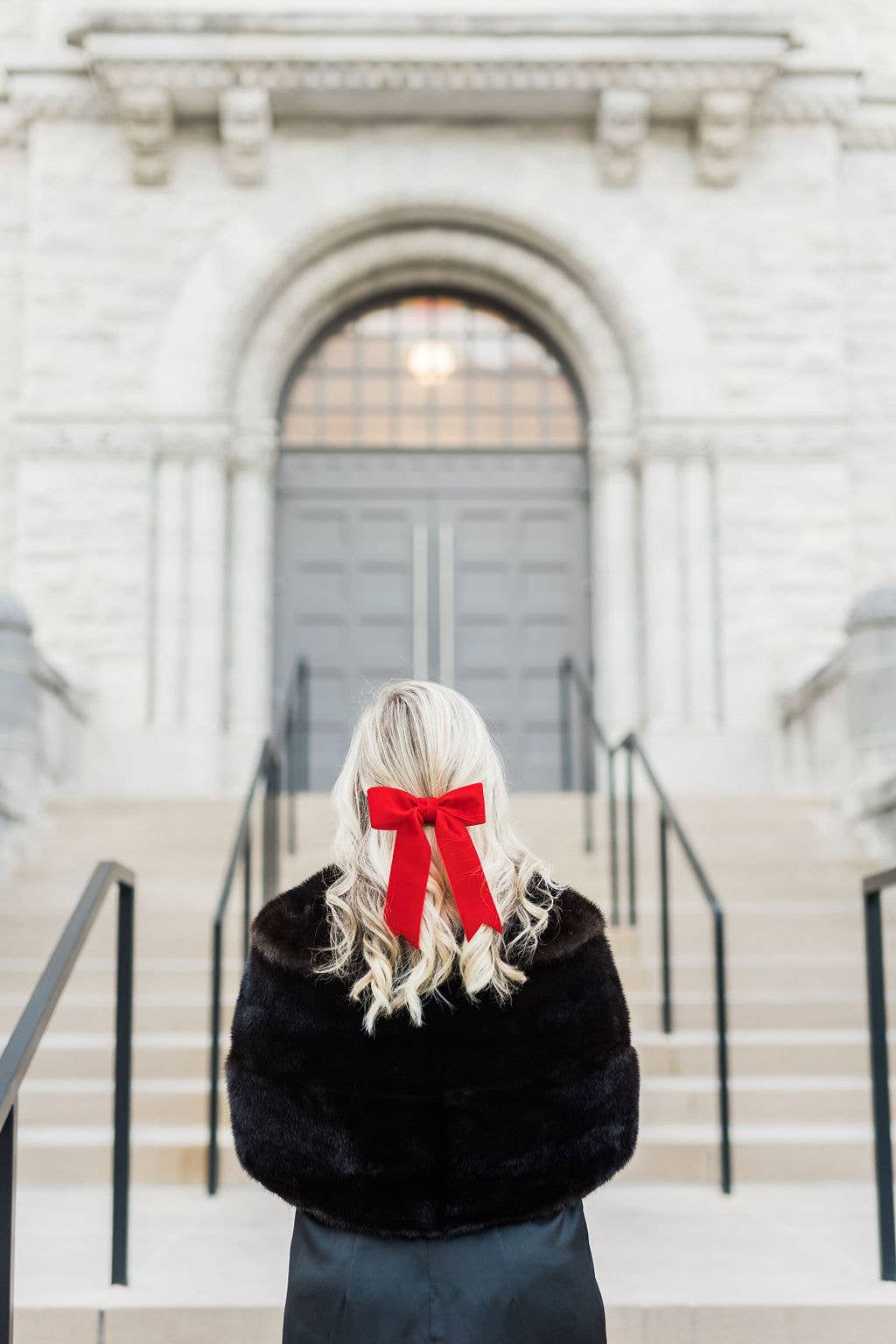 Grace & Grandeur - Wholesale Hair Bow - Women's - Large Velvet Hair Bow Barrette for Women | Bailee Bow19