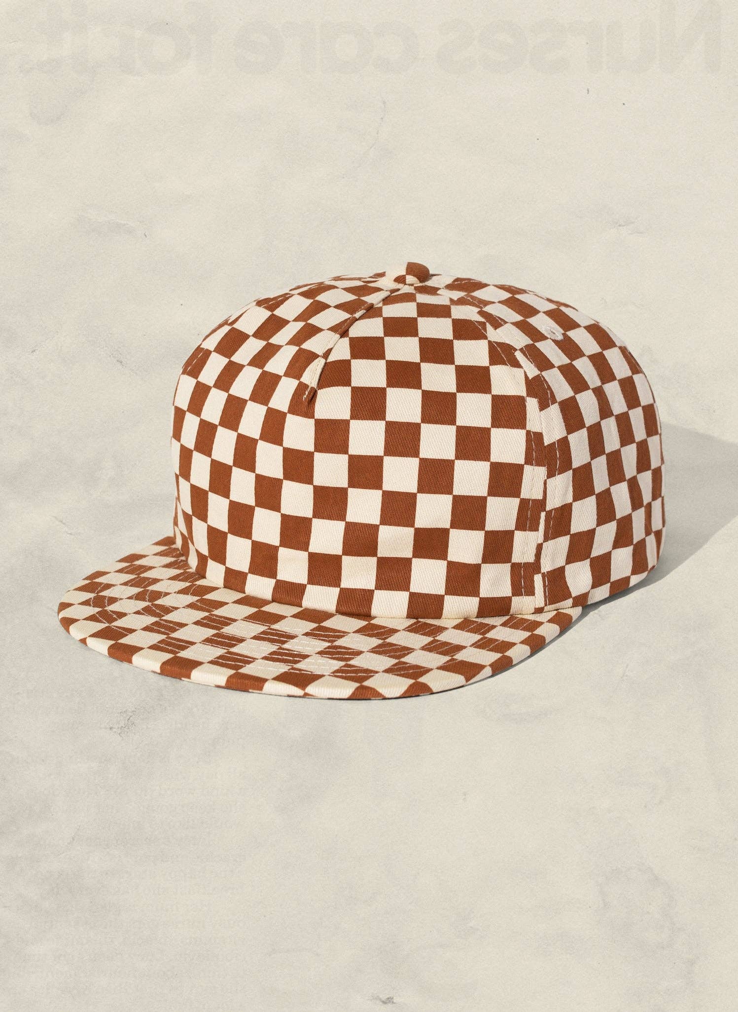 Weld Mfg. - Wholesale Flat Brim Cap - Unisex - Checkerboard Field Trip Hat™22