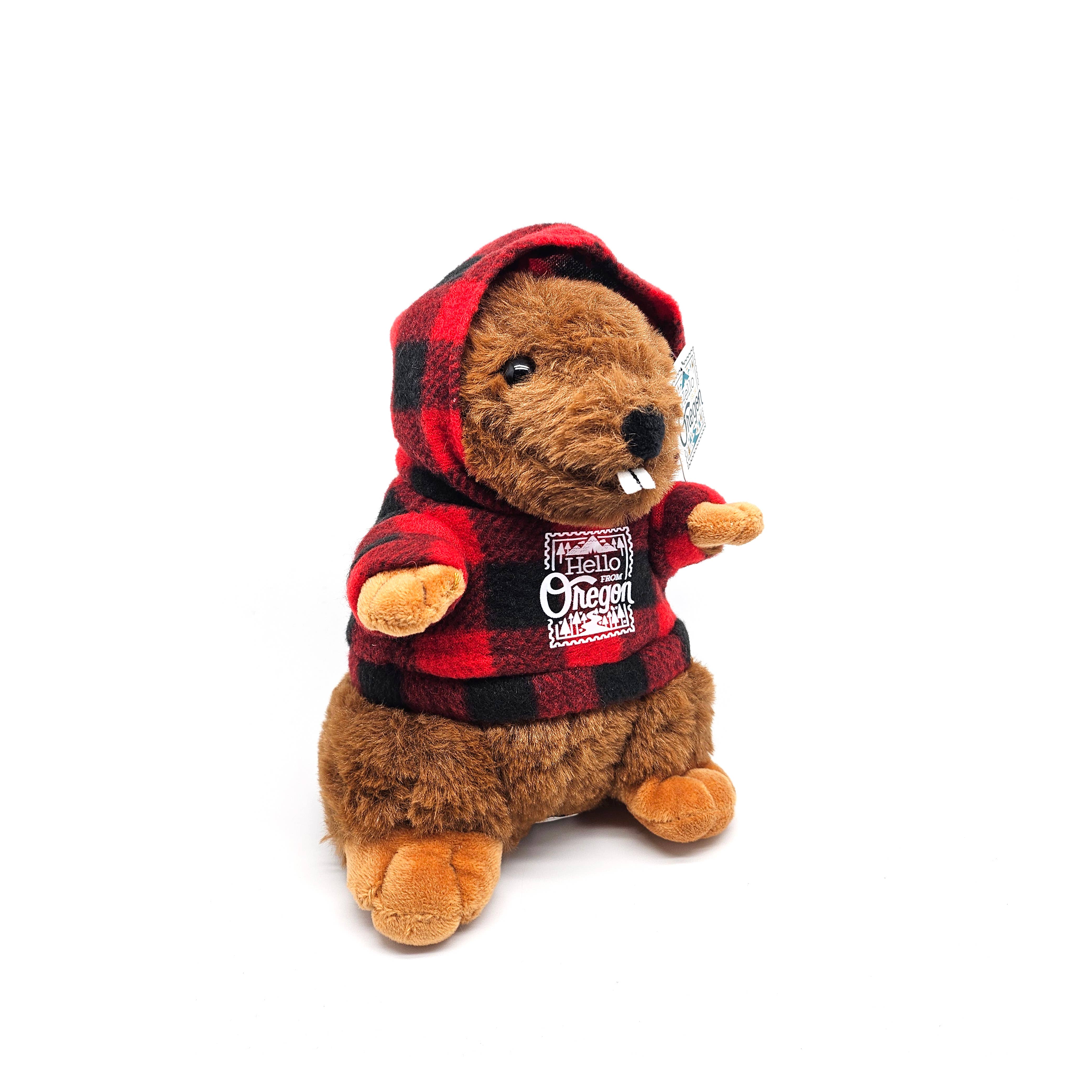 Hello From Oregon - Wholesale Stuffed/Plush Toy - Kids & Baby - Bernard the Beaver Plushie | 7"1