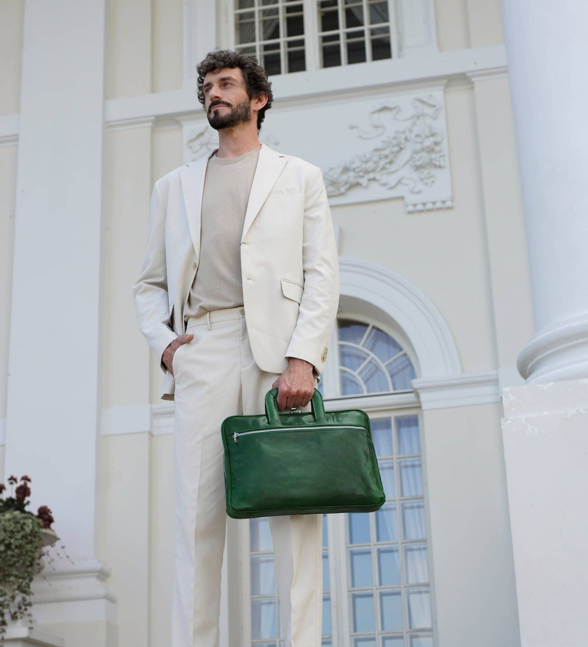 Time Resistance – wholesale Laptop bag – Unisex – Leather Briefcase Laptop Bag - Brave New World29