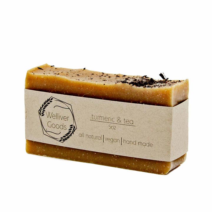 Bar Soap - Turmeric & Tea Tree for wholesale by Welliver Goods