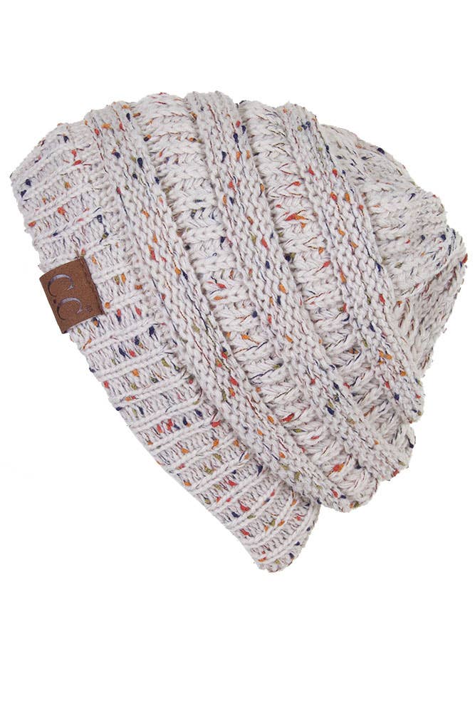 Hana - Wholesale Beanie - Women's - C.C Confetti Ponytail Messy Bun Beanie32