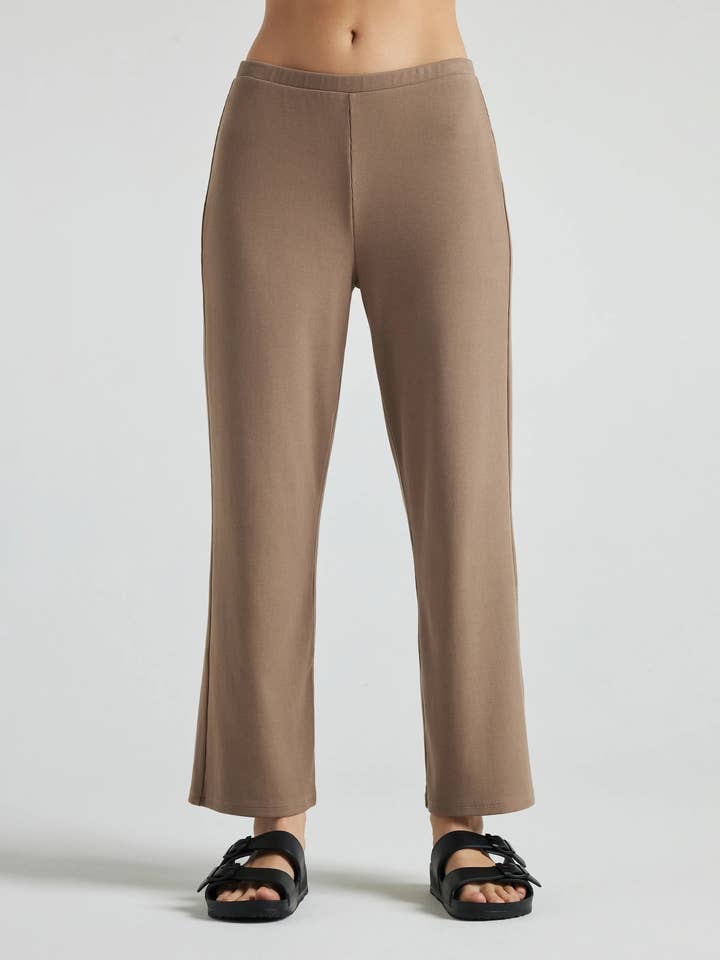 Serene Rib Relaxed Pant for wholesale by Losano