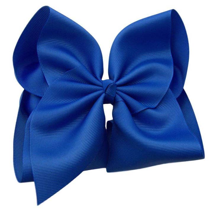The Solid Bow - Vente Nœud pour cheveux – enfant - Nœud en gros-grain uni de 5 pouces (2 pouces de largeur du ruban)4