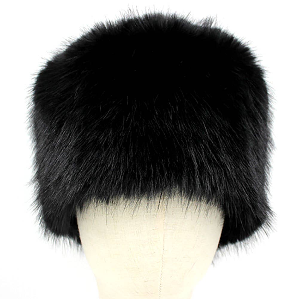 Sensibling Corp. – wholesale Mössa - Dam – Fuskpäls Furry Kosackstil Vinterhatt5