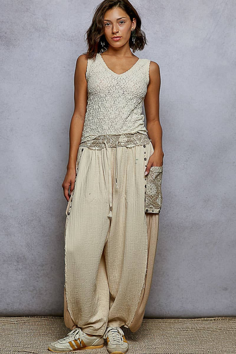 Pol Clothing - Vente Haut en maille – femme - Haut en maille sans manches à encolure en V avec bordure en dentelle24