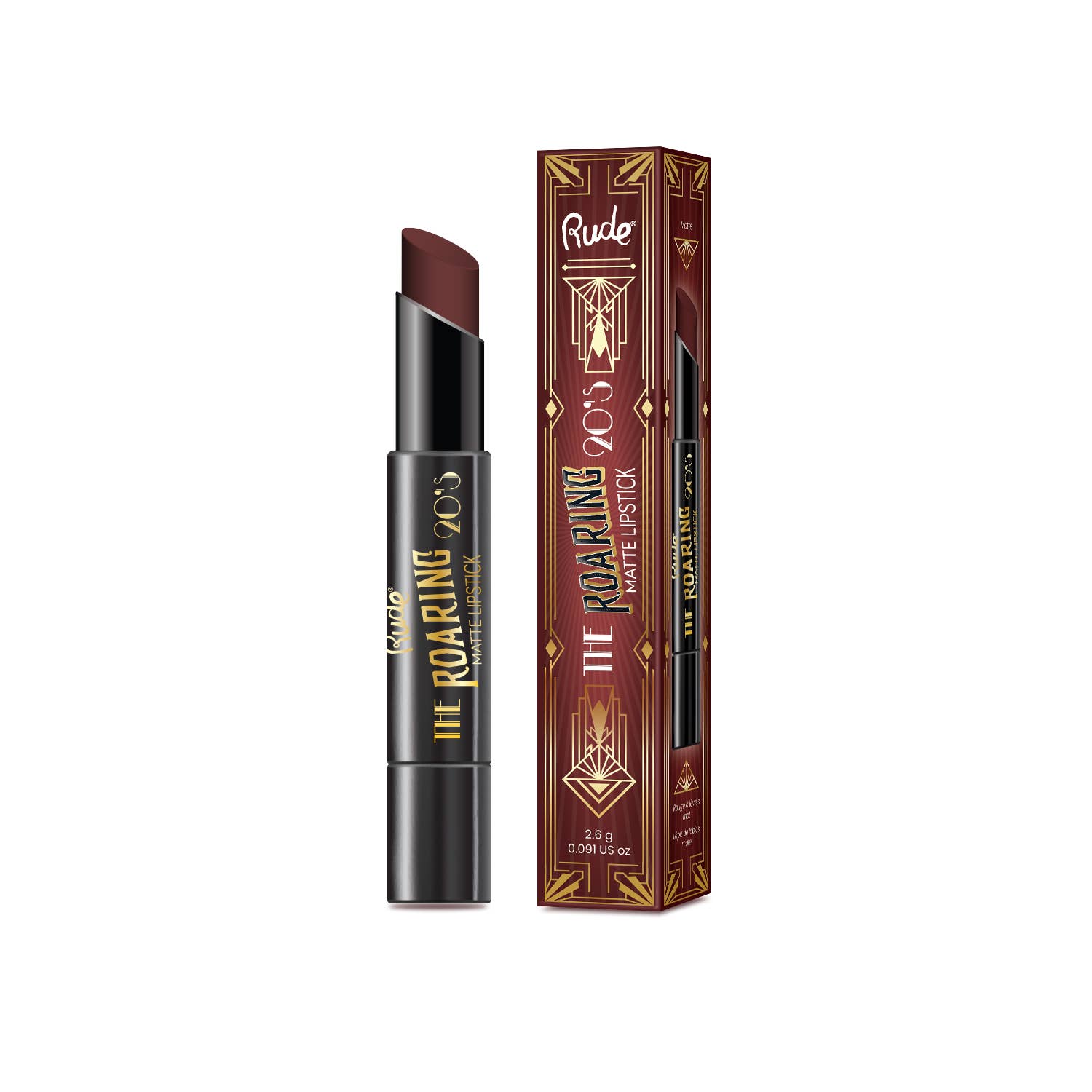 Rude Cosmetics - Wholesale Lipstick - Roaring 20's Matte Lipstick4