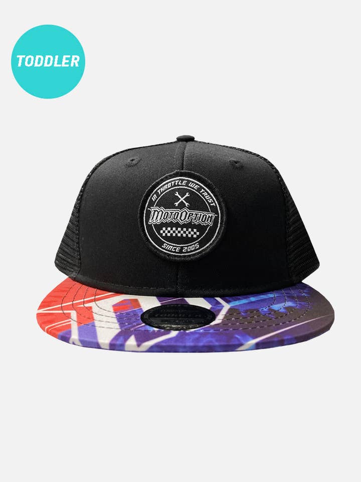 Småbarns fyrverkerihatt - röd och blå för wholesale av MotoOption