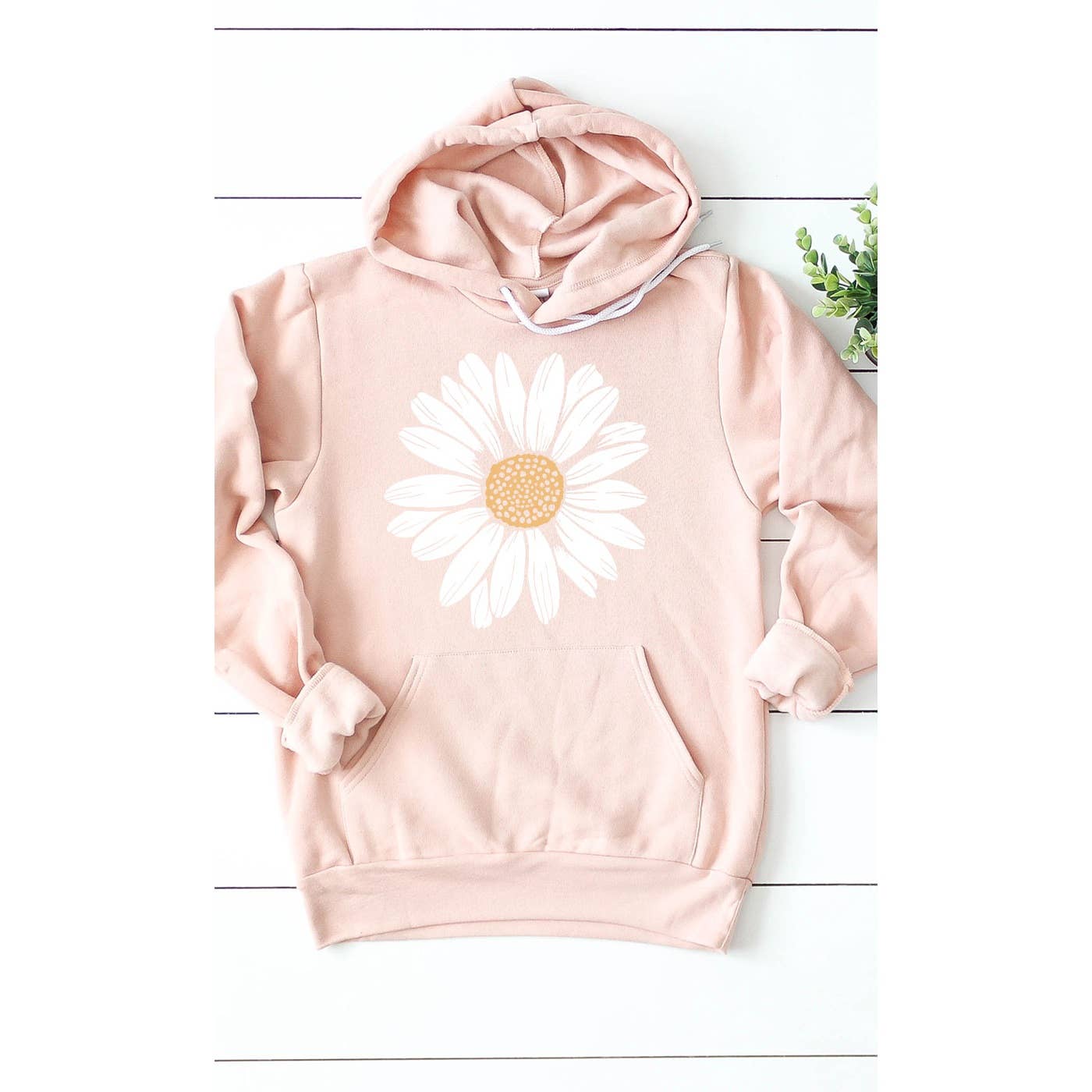 Kissed Apparel – wholesale Hoodie – Women's – Daisy Flower Spring Floral Summer Bloom Blossom Hoodie3