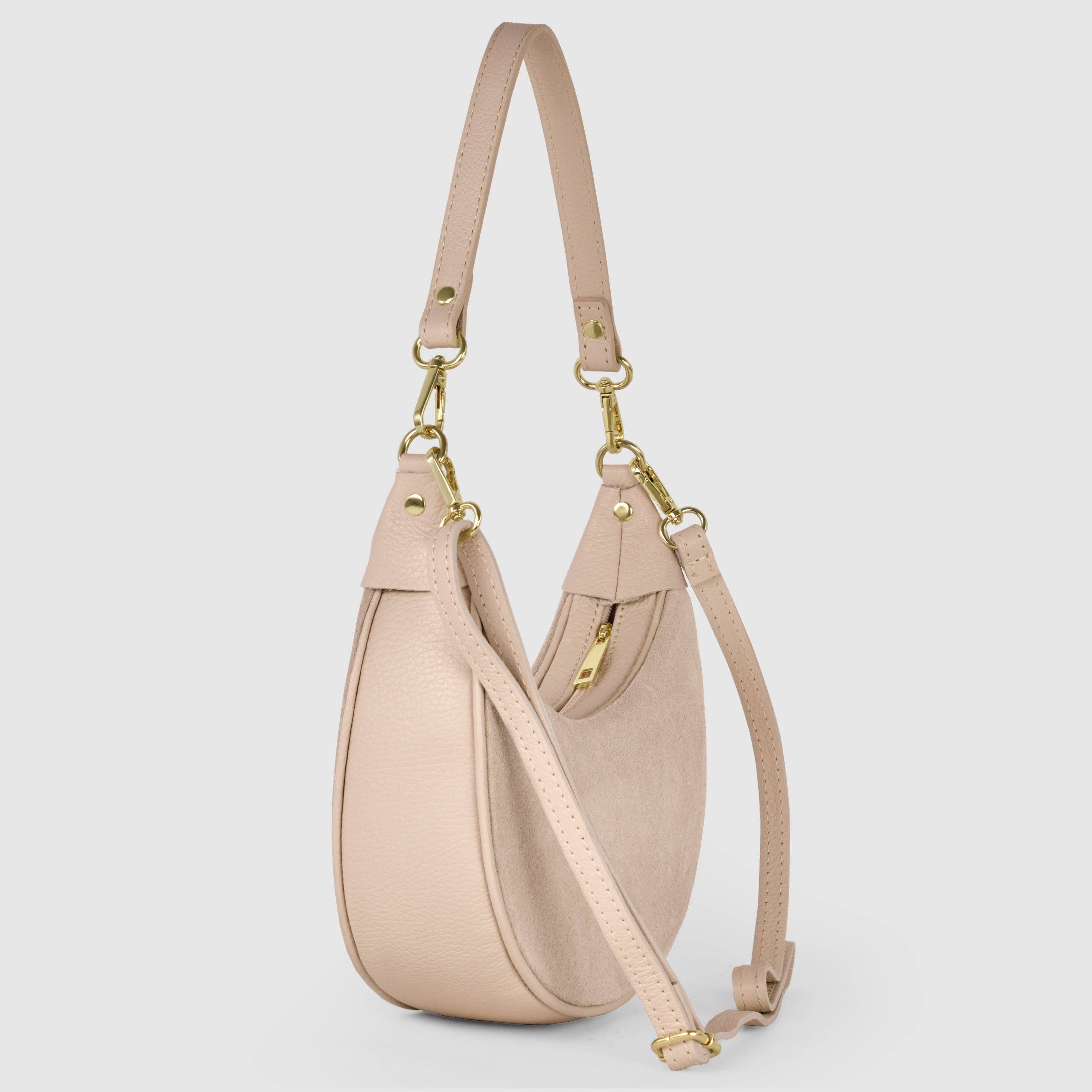 TAKEASY - Vente Sac porté épaule – femme - Sac à bandoulière en cuir suédé26